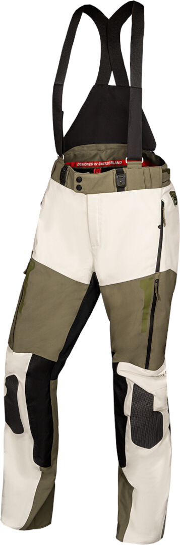 IXS Venture-GTX 1.0 pantaloni impermeabili pentru textile de motocicletă Gri deschis/verde 3XL Figura 1
