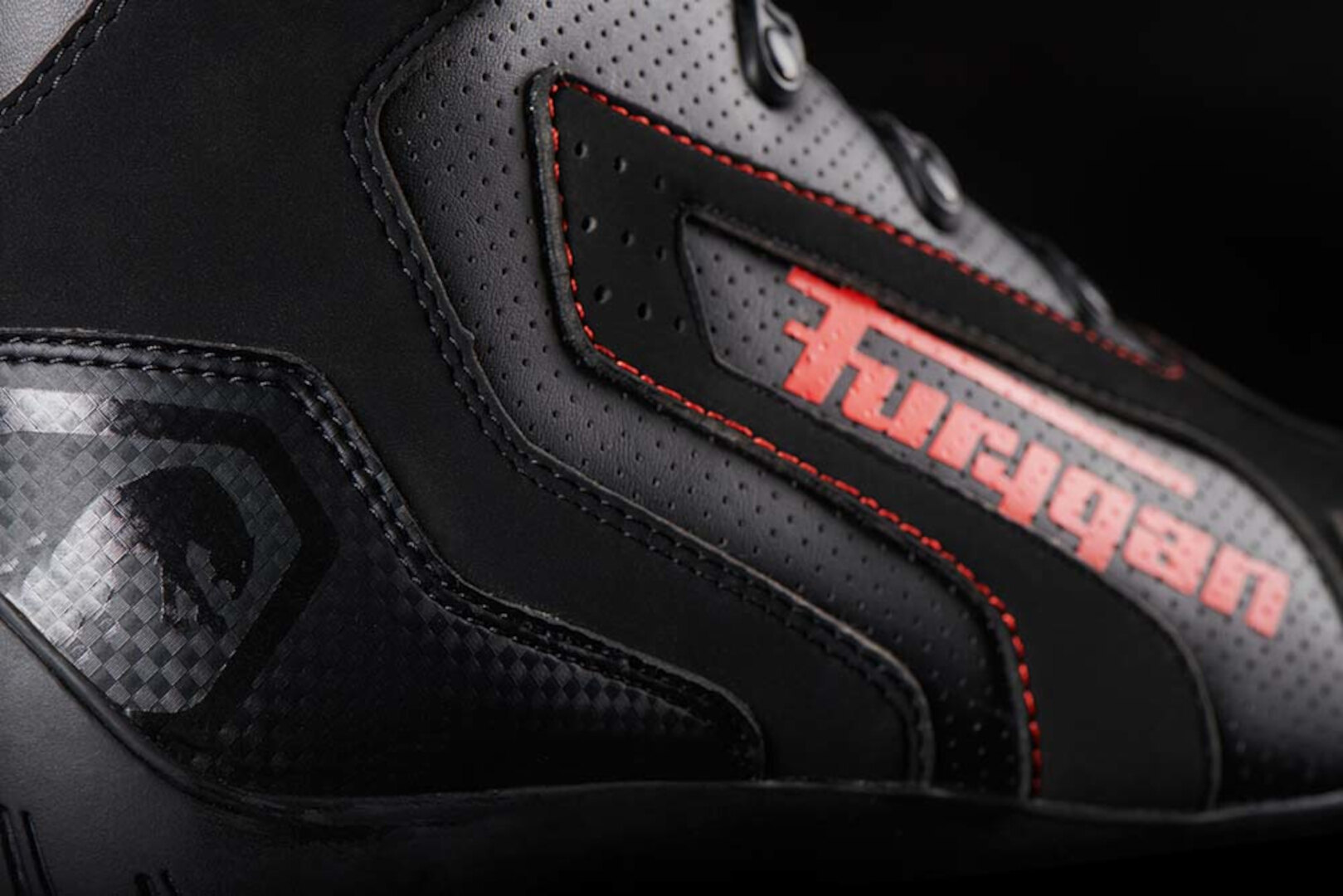 Furygan V4 Easy D3O Vented Pantofi de motocicletă Negru/Roșu 43 Figura 7