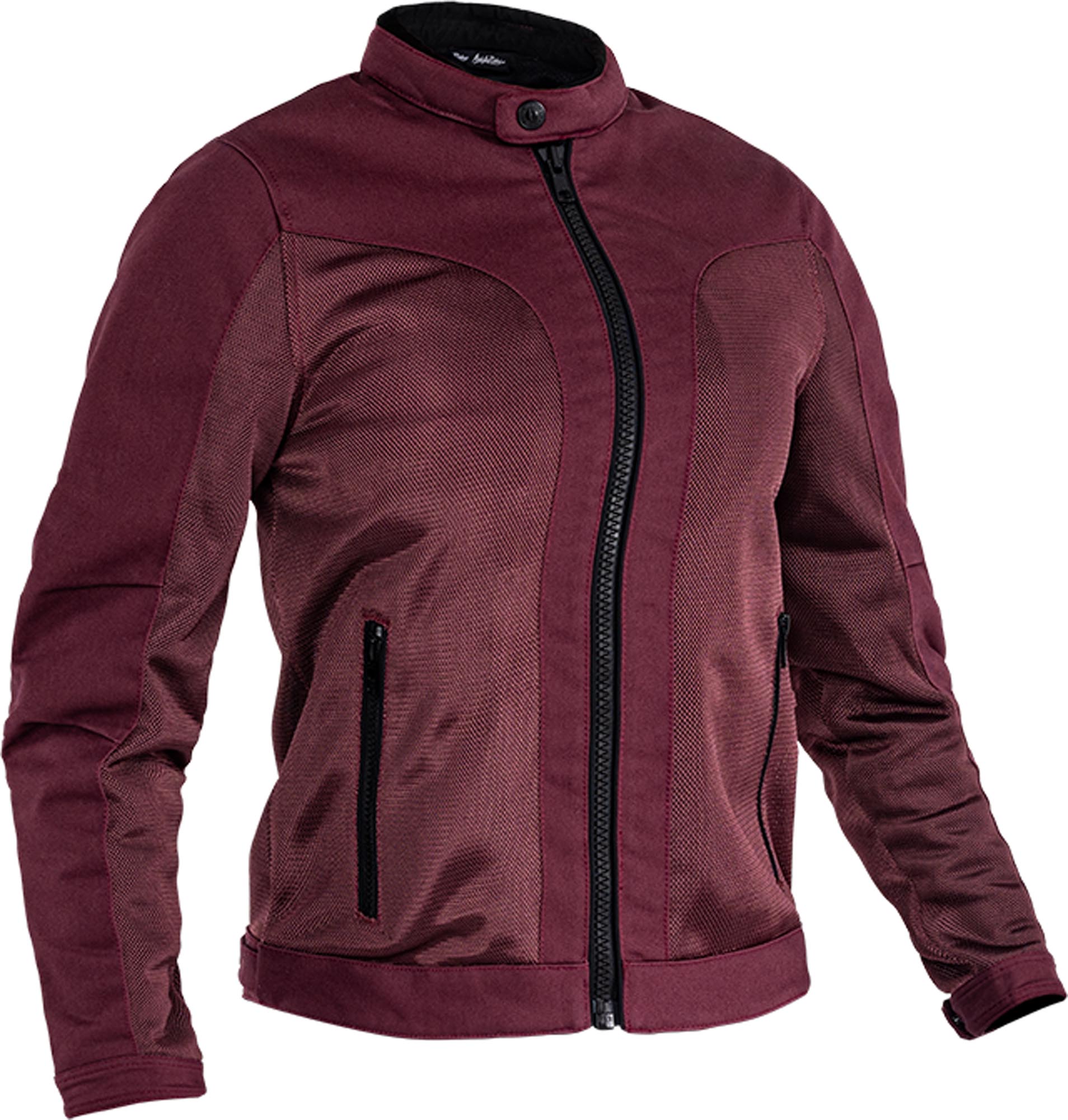 John Doe Aero Mesh perforierte Damen Motorrad Textiljacke rot L Abbildung 7