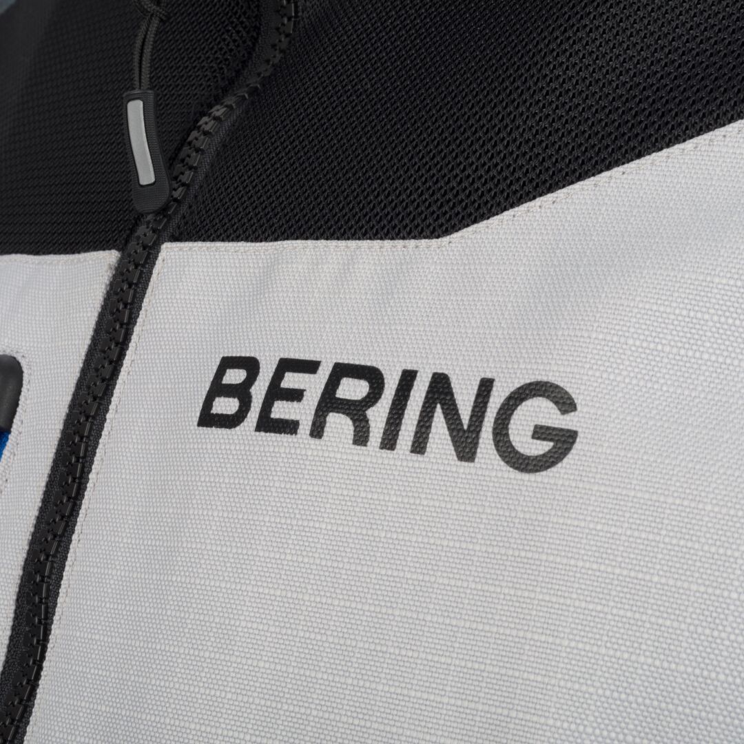 Bering Cronos waterproof Ripstop Motorcycle Textile Jacket light grey/dark grey/black L Figure 3