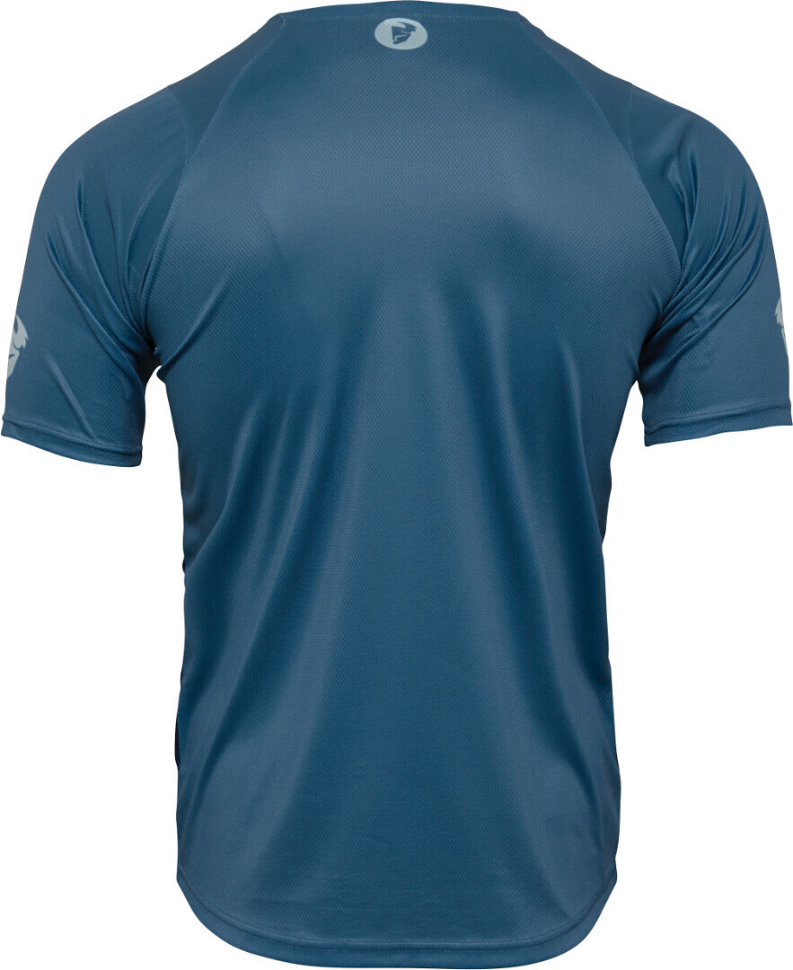 Thor Assist Shiver Fiets Jersey lichtblauw/donkerblauw L Figuur 2