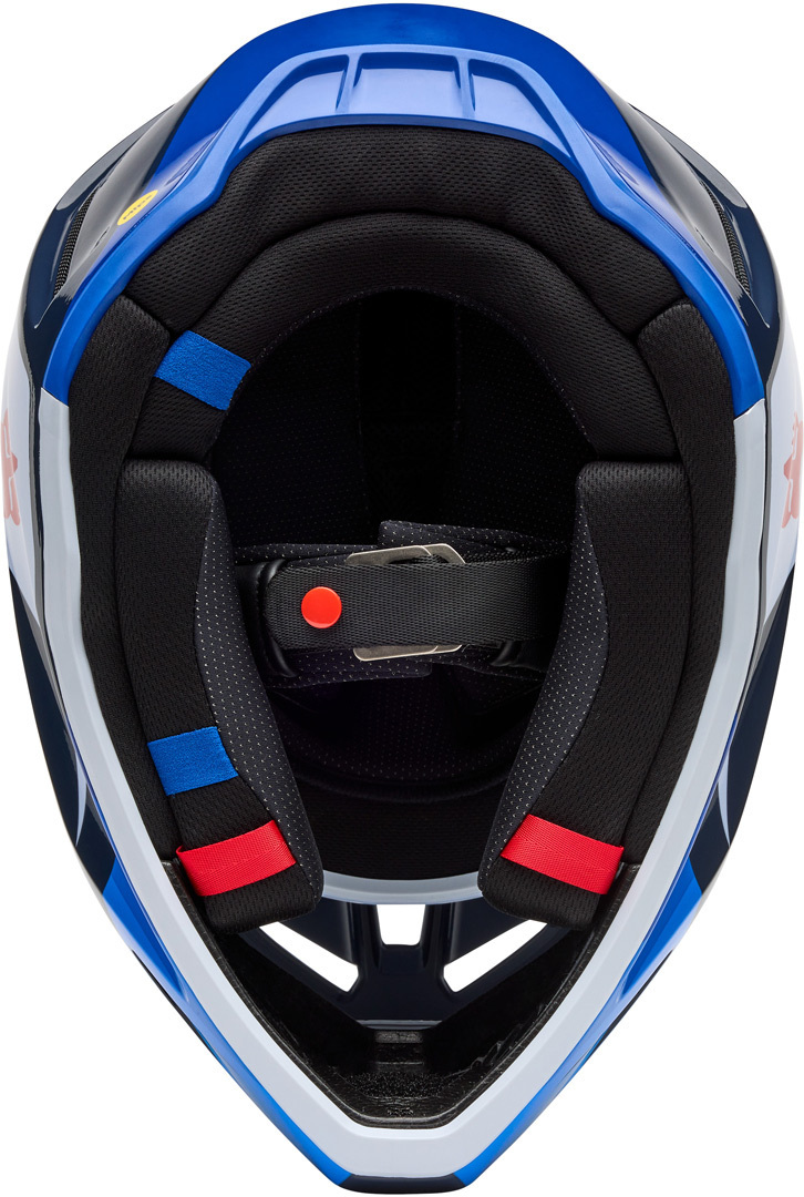 FOX V3 Fade MIPS Casco da motocross bianco/blu S (55/56) Figura 2