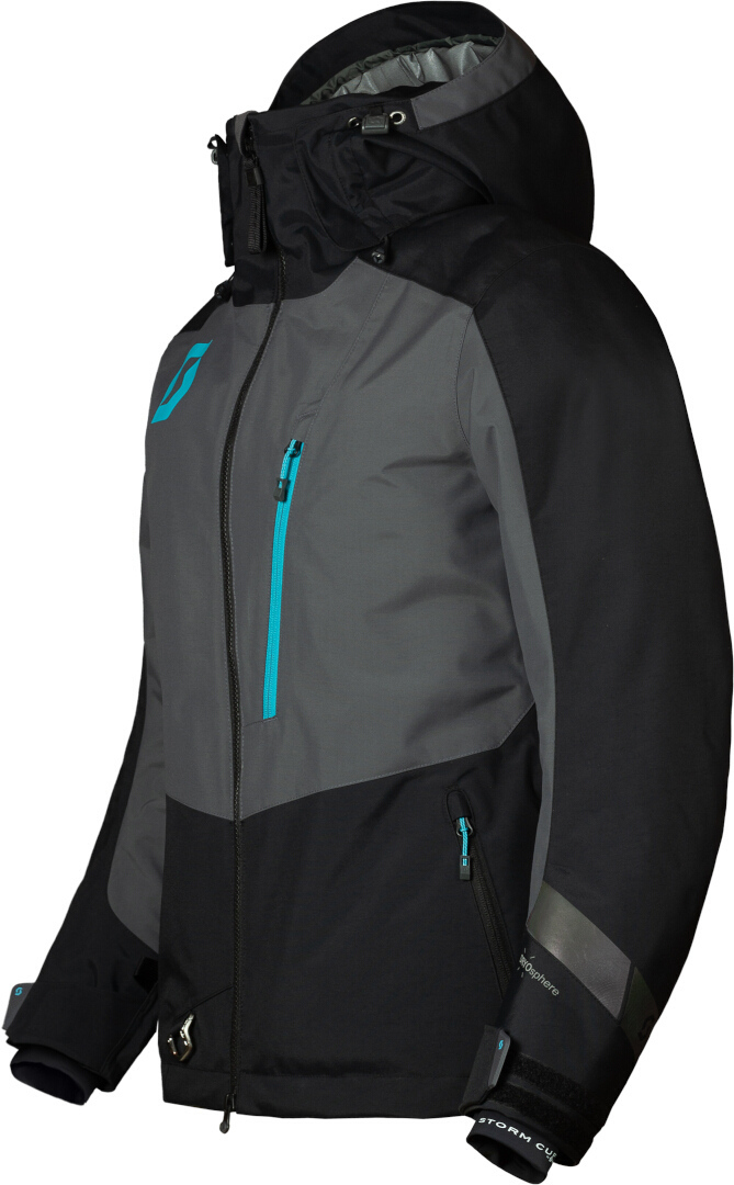 Scott XT Shell Ladies Snowmobile Jacket black/grey/blue L Figure 2