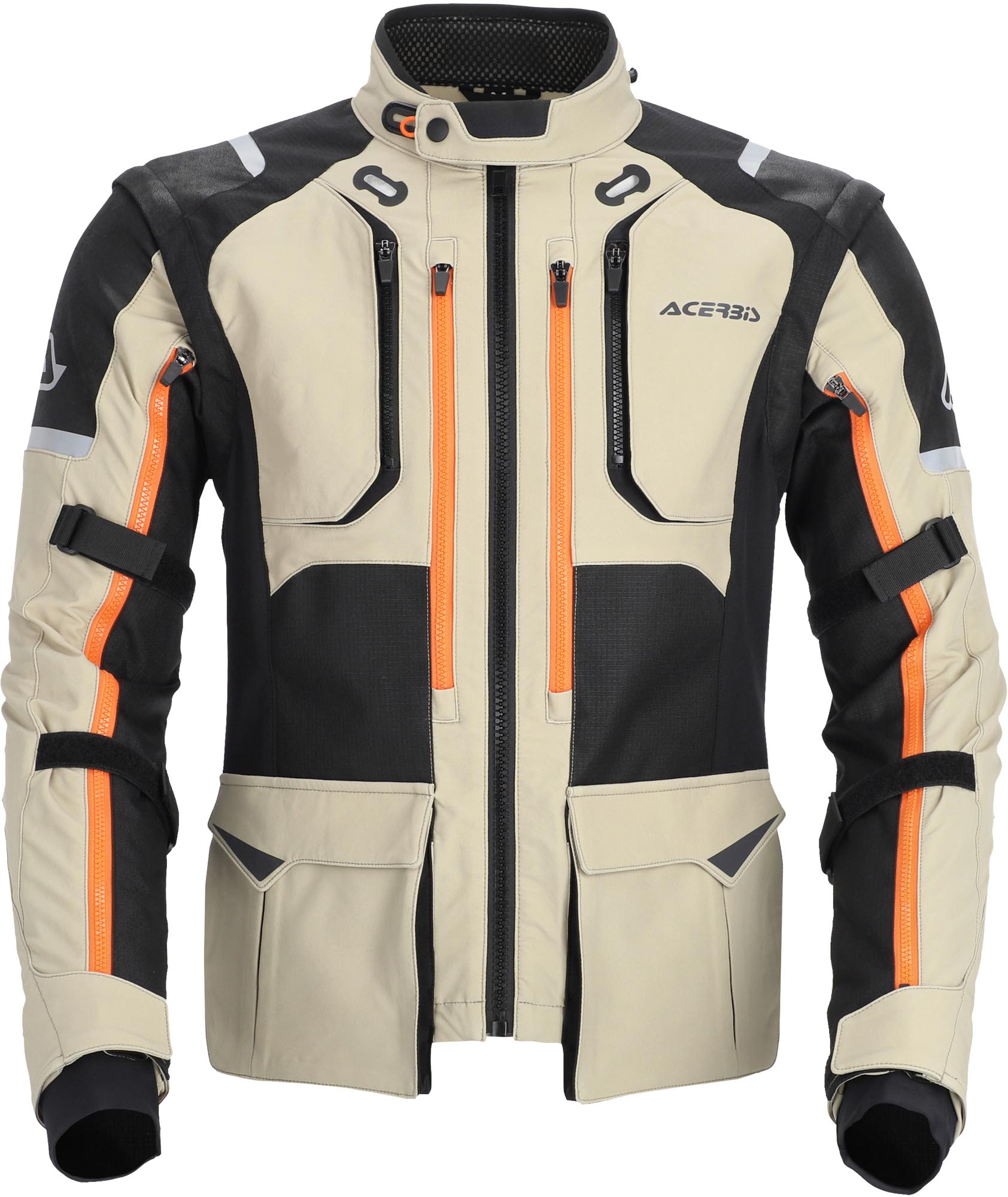 Acerbis Rally Pro Motorcycle Textile Jacket beige/black L Figure 5