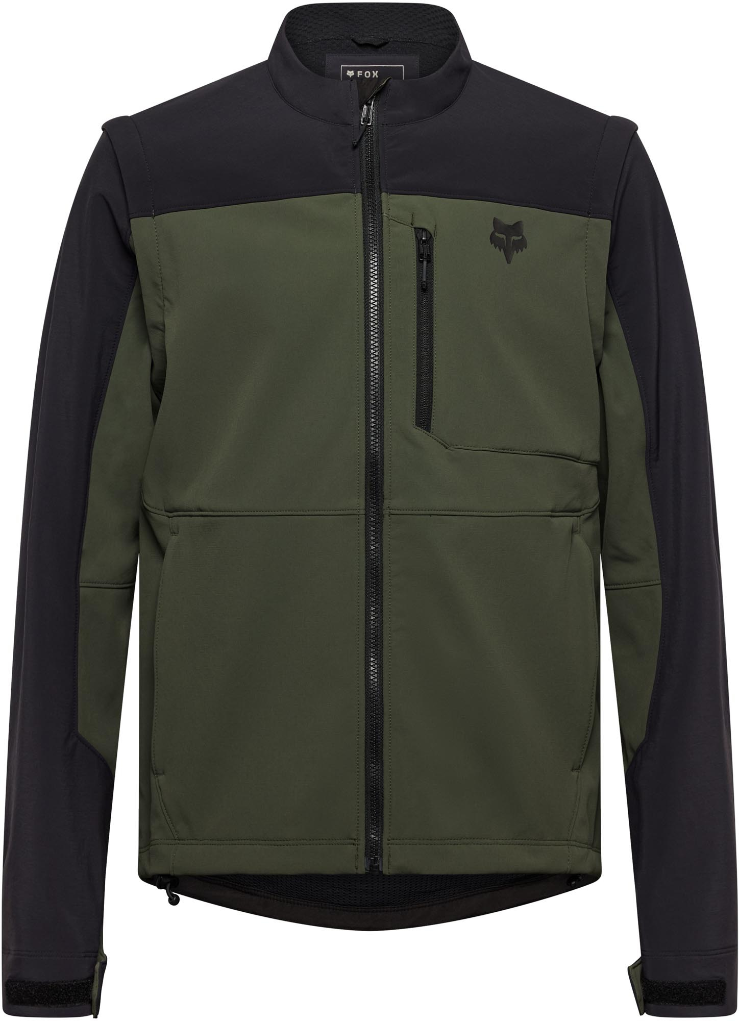 FOX Ranger Off-Road Softshell Motocrossjas donkergroen/zwart M Figuur 1