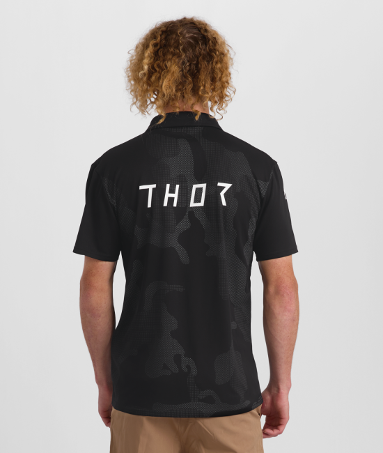 Thor Corpo Koszulka polo Czarno 2XL Rysunek 4