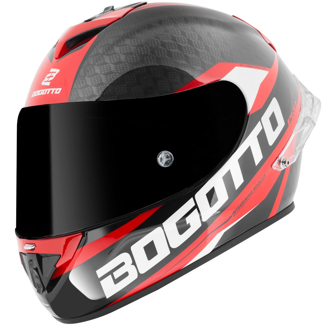Bogotto FF104 SPN Helm rot/schwarz S Abbildung 1