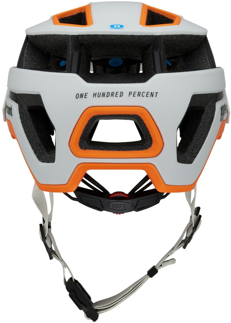 100% Altec Bicycle Helmet grey/orange S/M (55-59) Figure 4