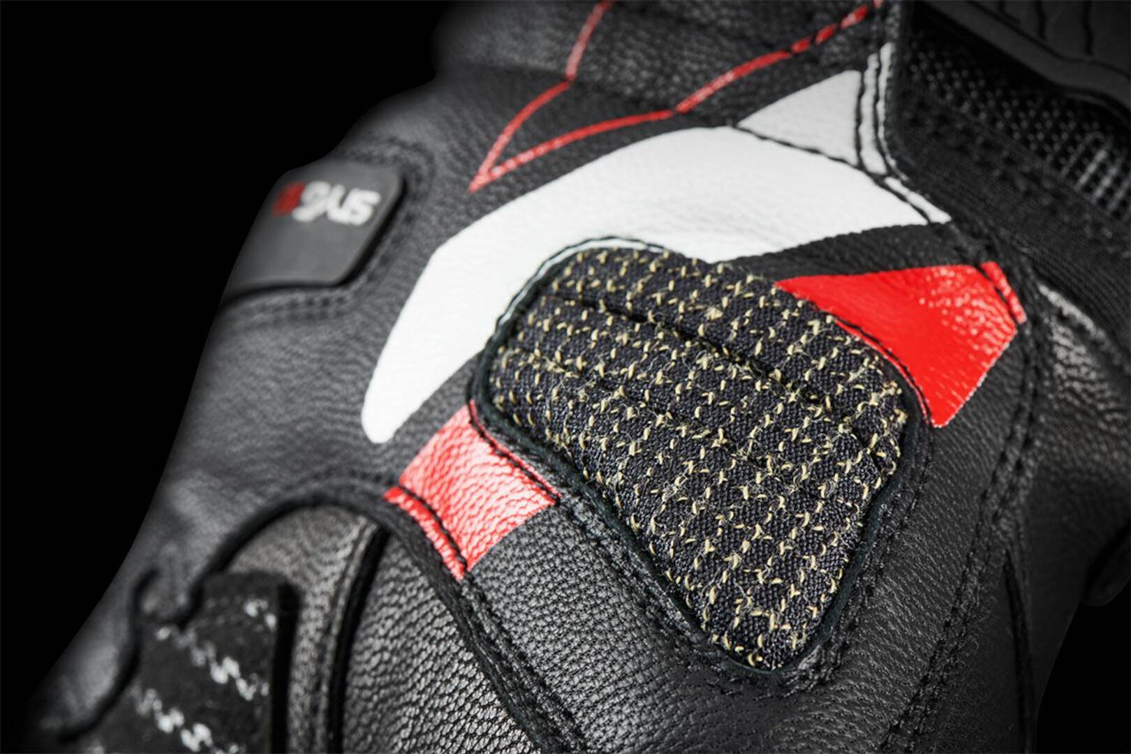 Furygan Styg 10 Motorcycle Gloves black/white/red M Figure 3