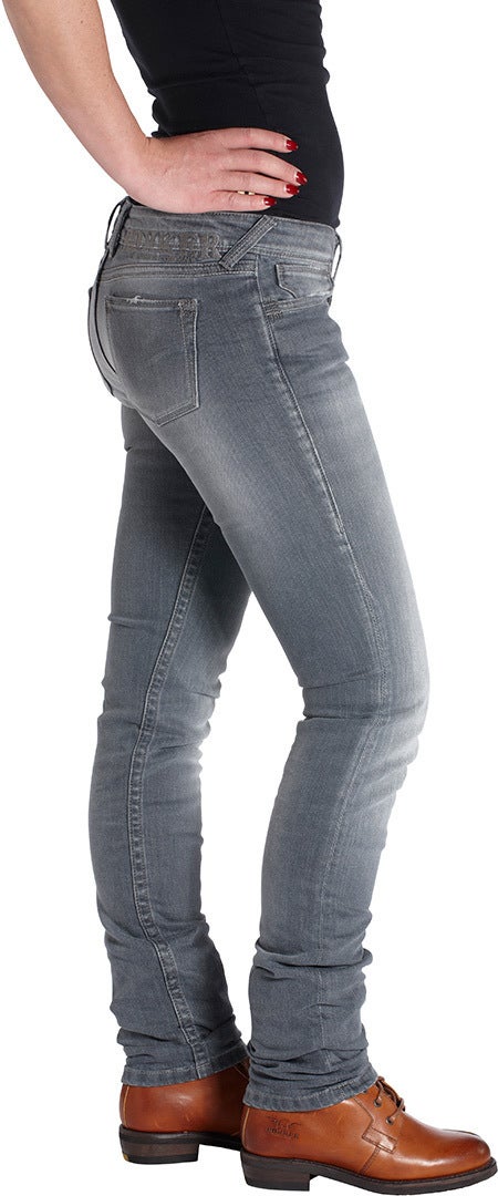 Rokker The Donna Grey Jeans de moto pour femmes 32 L34 Figure 3