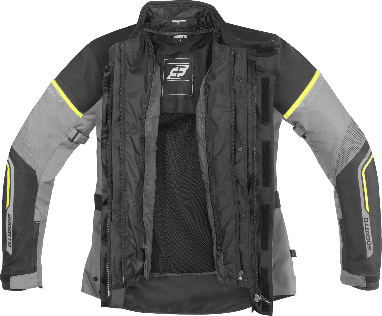 Bogotto Aveno waterproof 3in1 Jachetă textilă impermeabilă pentru motociclete negru M Figura 3