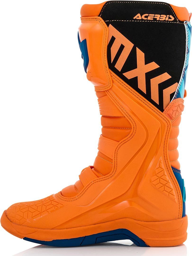 Acerbis X-Team Bottes Motocross Orange/Bleu 40 Figure 4