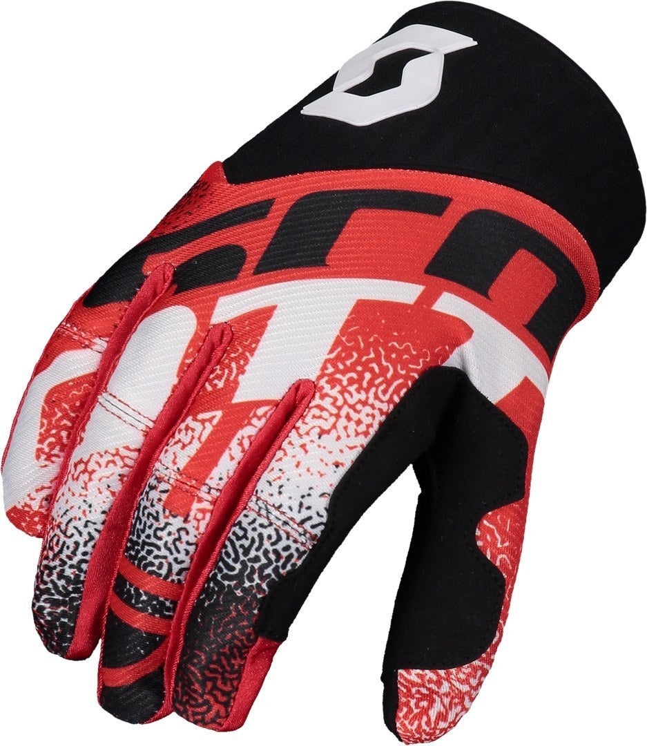 Scott 450 Noise Motocross handsker sort/rød M Figur 1