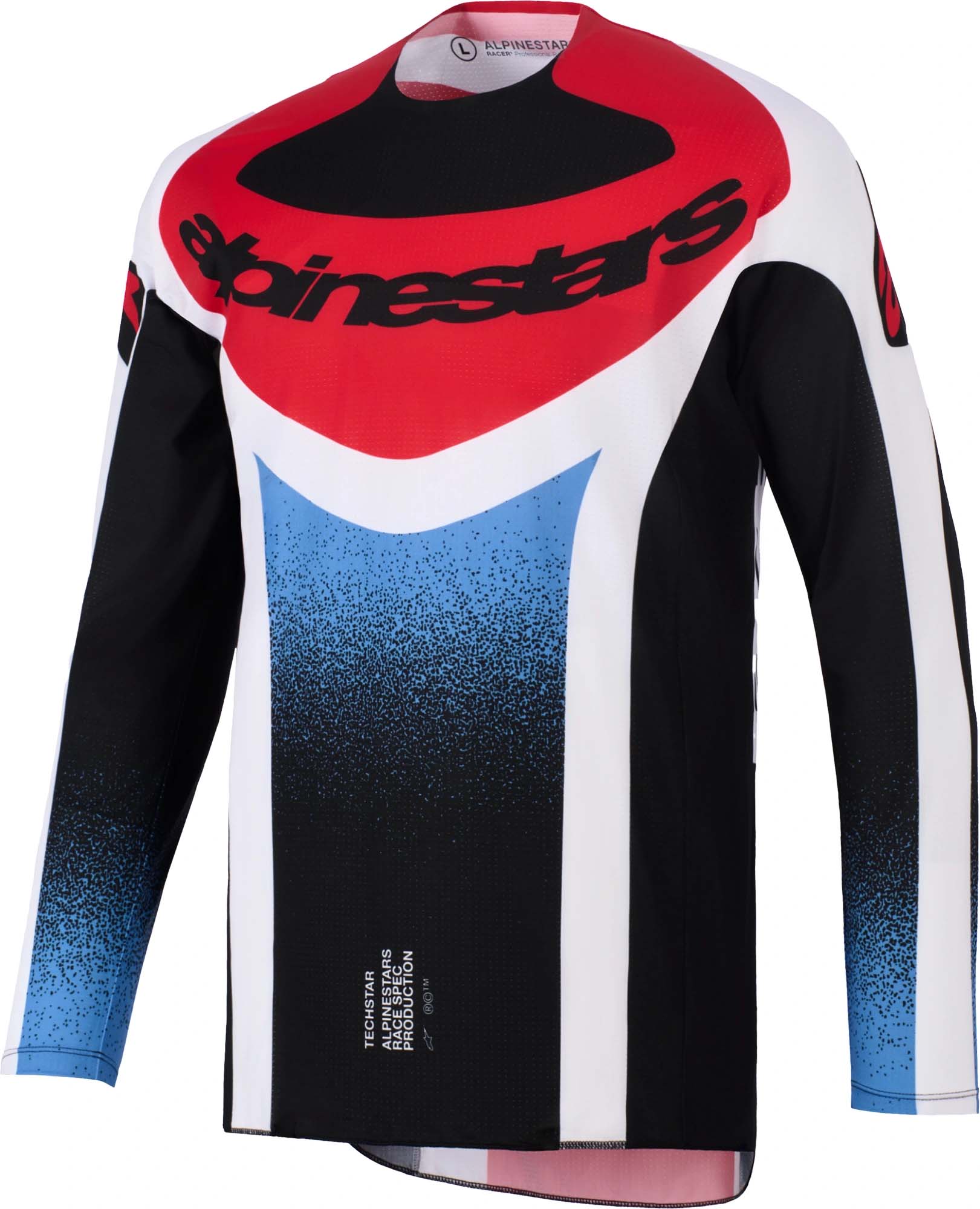 Alpinestars Techstar KNIF Motocross Jersey black/white/red XL Figure 1