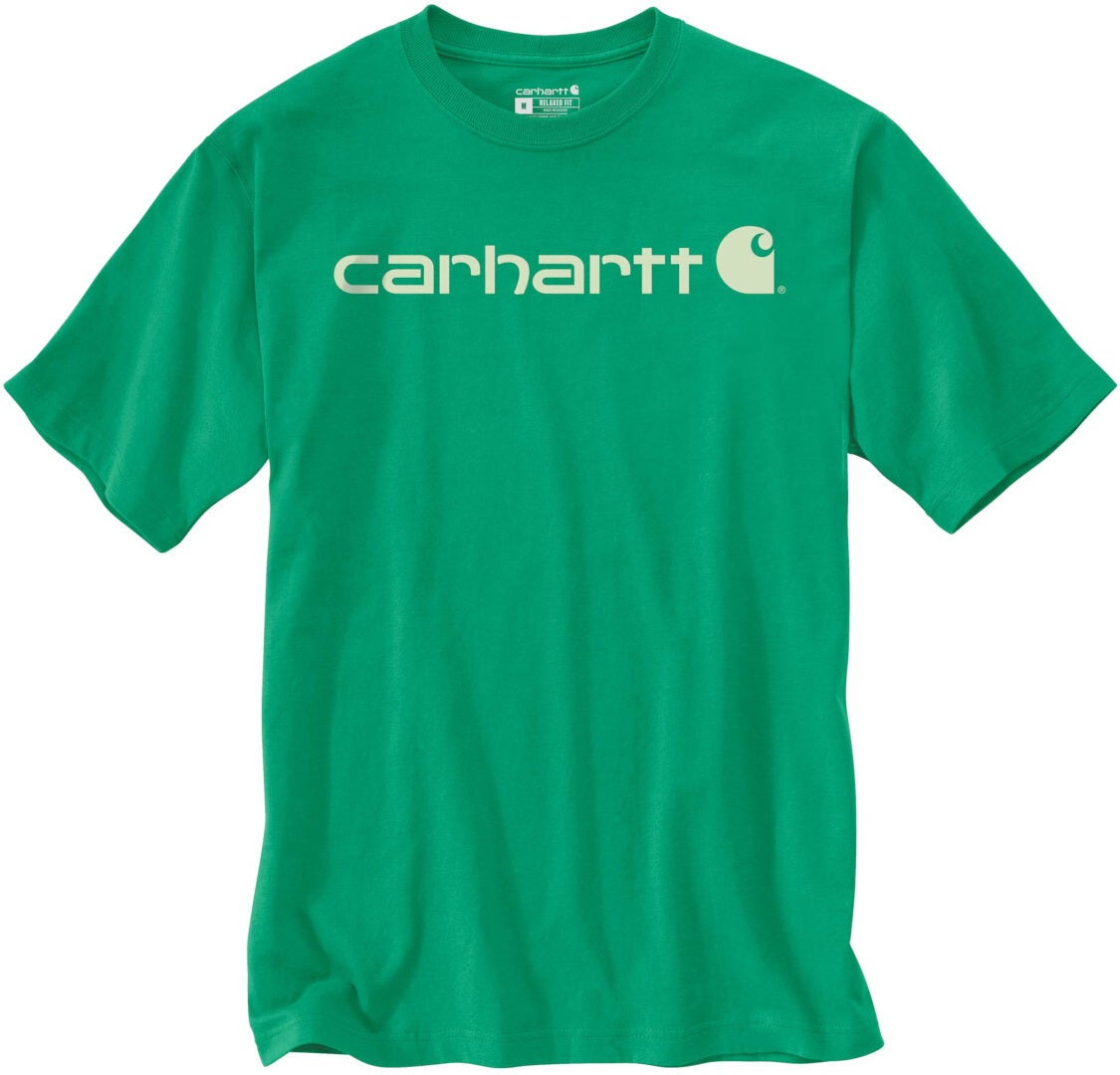 Carhartt EMEA Core Logo Workwear Short Sleeve T-shirt Vert/vert clair XL Figure 1