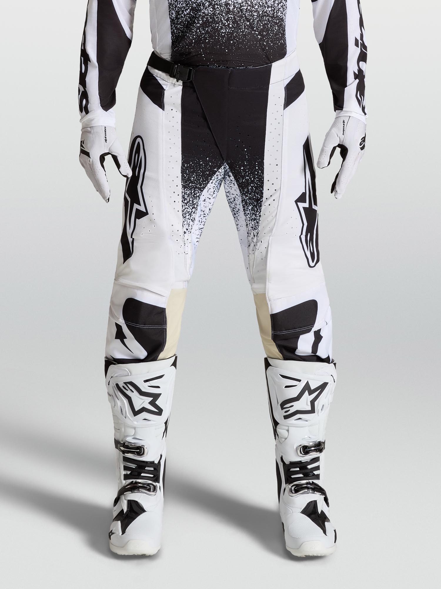Alpinestars Techstar Swan Motocross Pants white/black 42 Figure 7