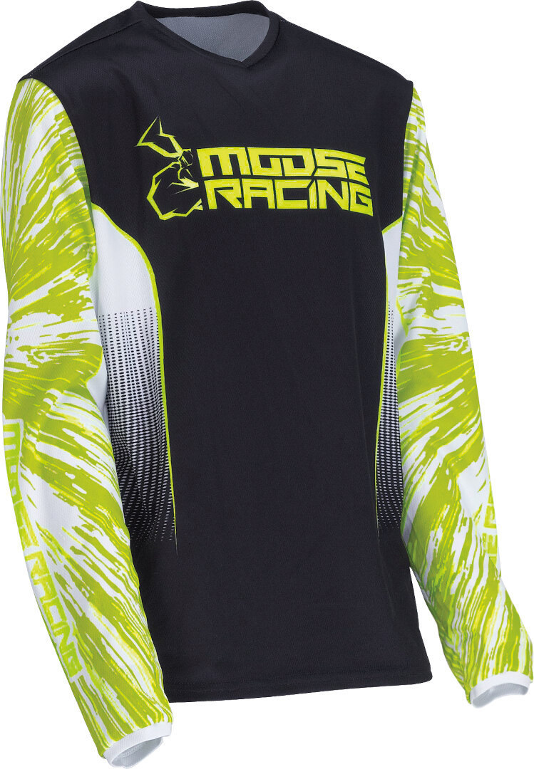 Moose Racing Agroid 2022 Jugend Motocross Jersey hellgrün M Abbildung 1