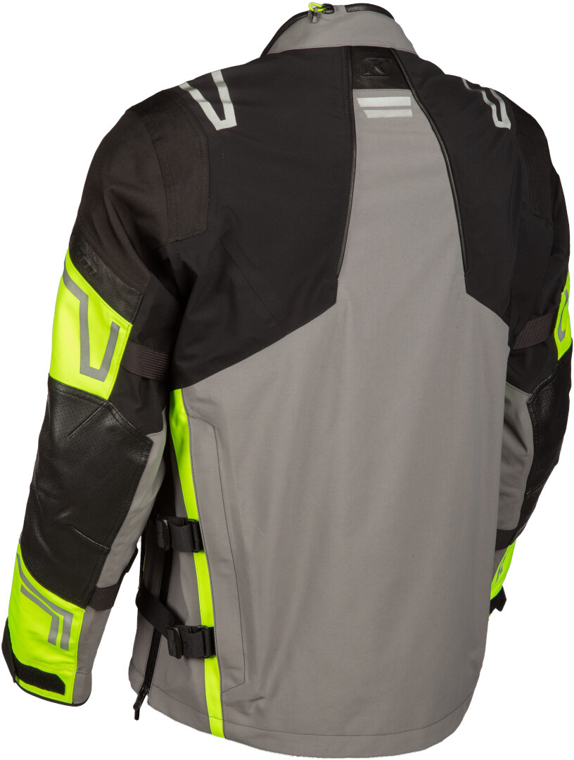 Klim Latitude 2023 Motorcycle Textile Jacket grey/yellow 4XL Figure 2