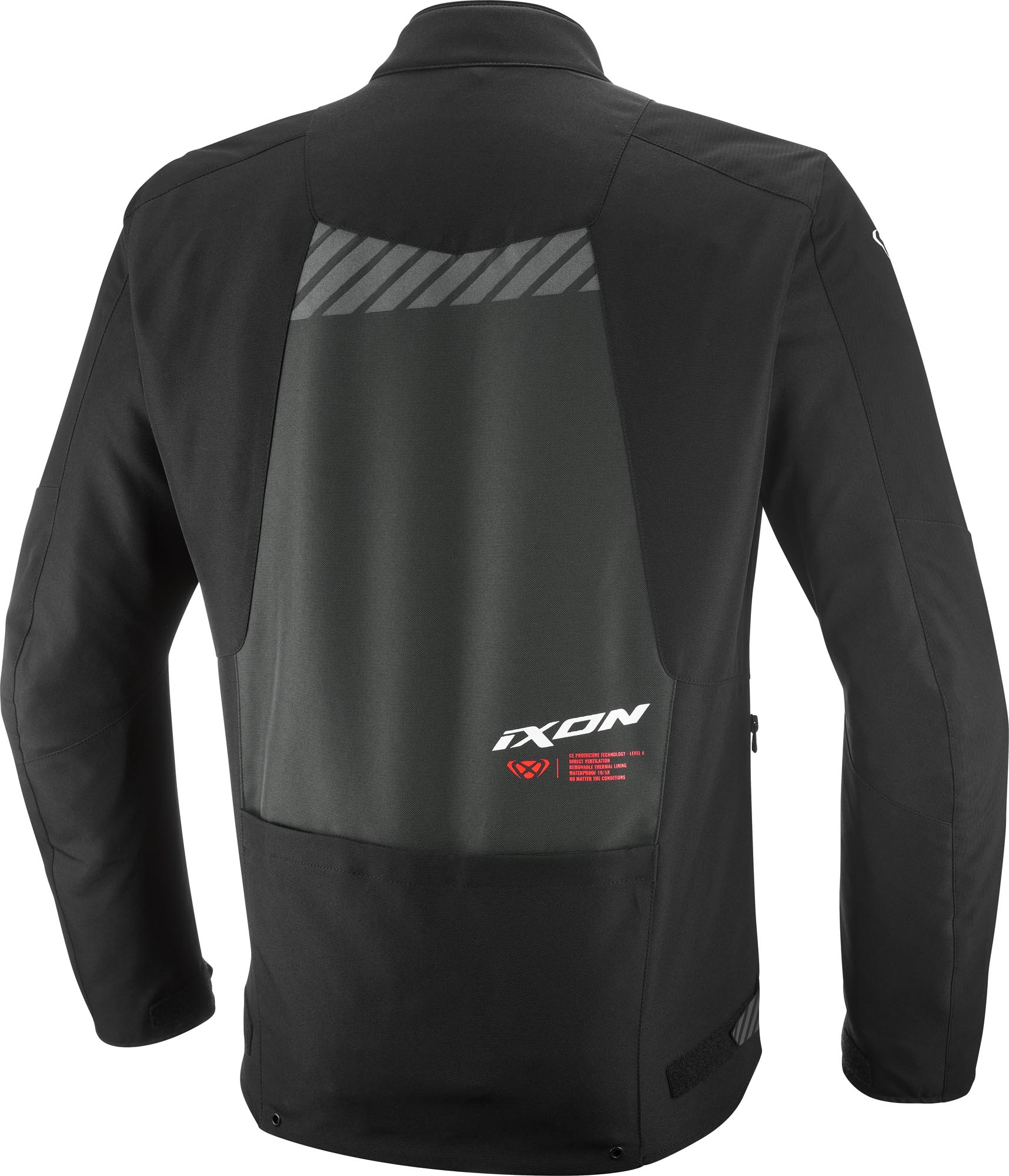 Ixon Tyr Motorcycle Textile Parka black/anthracite/red L Figure 2