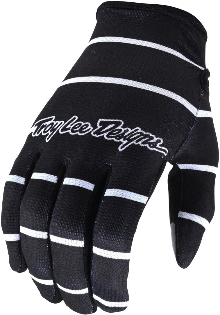 Troy Lee Designs Flowline Stripe Cykelhandsker Sort/hvid 2XL Figur 1