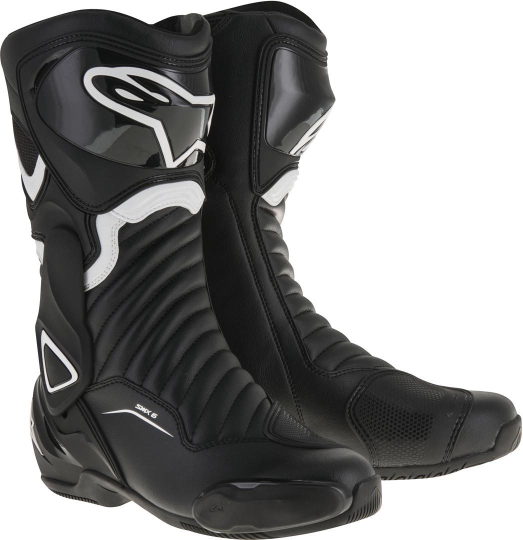 Alpinestars SMX-6 V2 Motorcycle Boots black/white 41 Figure 1