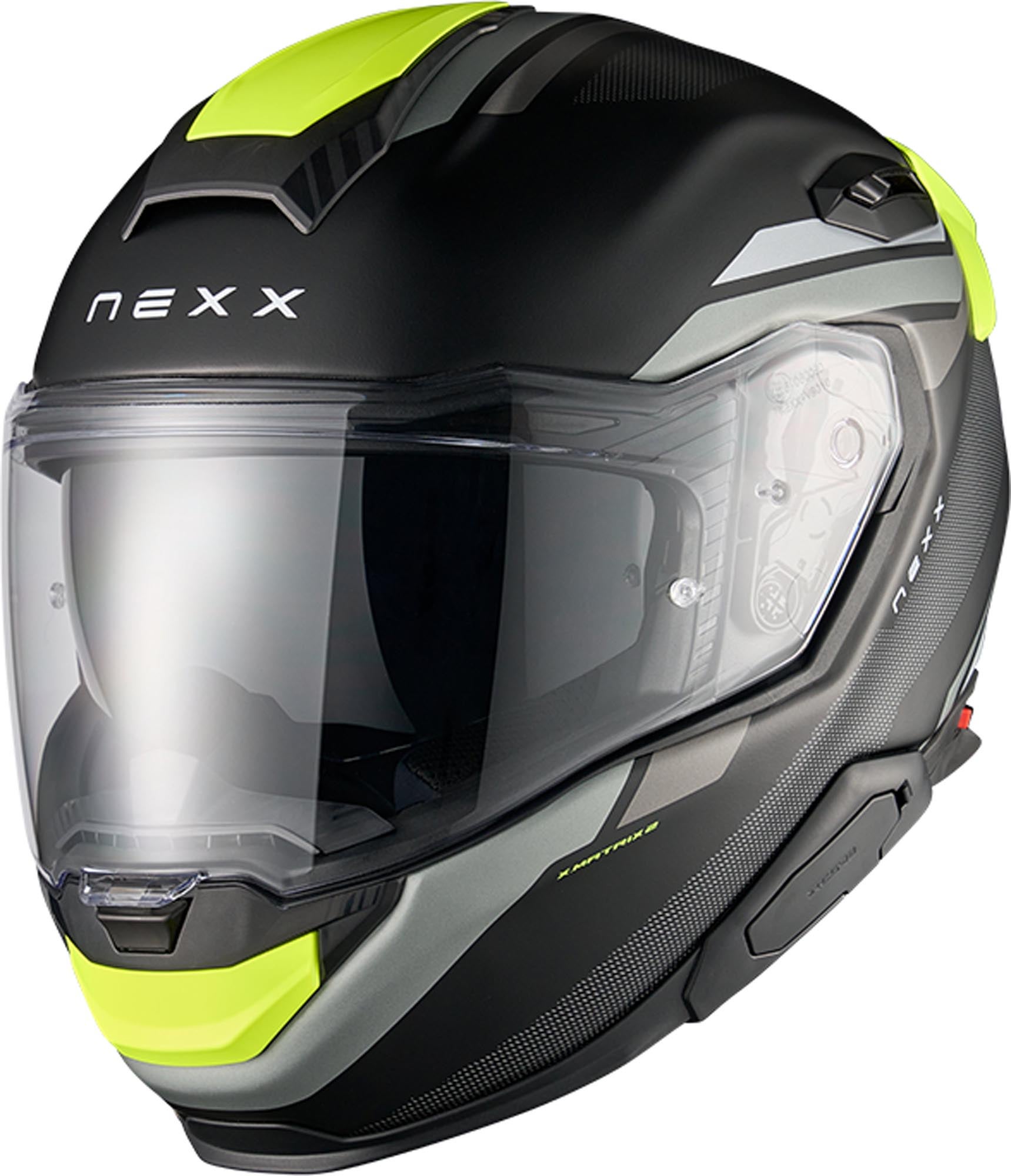 Nexx X.TR Quanta Helm zwart/neon/geel Verlies (59/60) Figuur 1