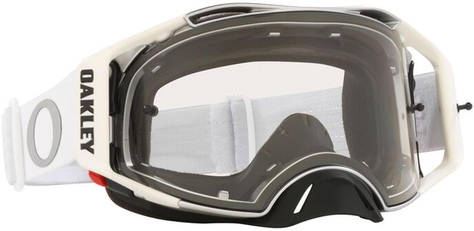 Oakley Airbrake Tuff Blocks Ochelari de motocross alb Figura 3