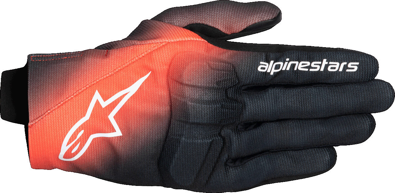 Alpinestars Reef V2 Motorcykel handsker sort/neonrød M Figur 1