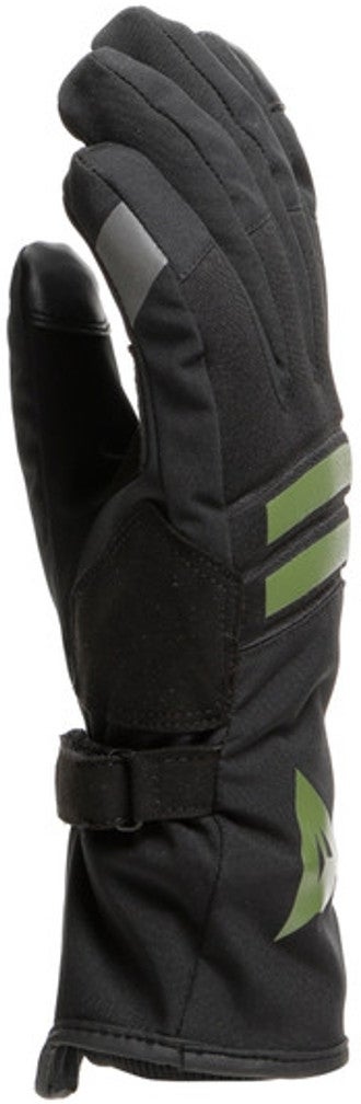 Dainese Plaza 3 D-Dry Damer Motorcykel Handsker sort/grøn L Figur 8
