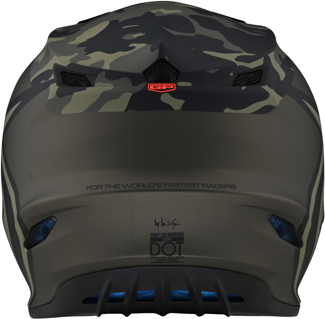 Troy Lee Designs GP Overload Camo Cască de motocross verde M Figura 6