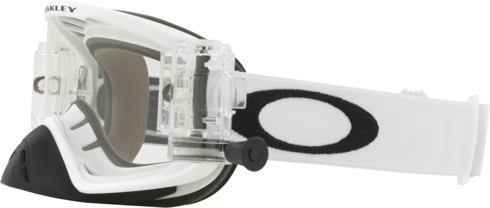 Oakley O-Frame 2.0 Pro Race Ready Matte Roll Off Motocross Goggles white Figure 11