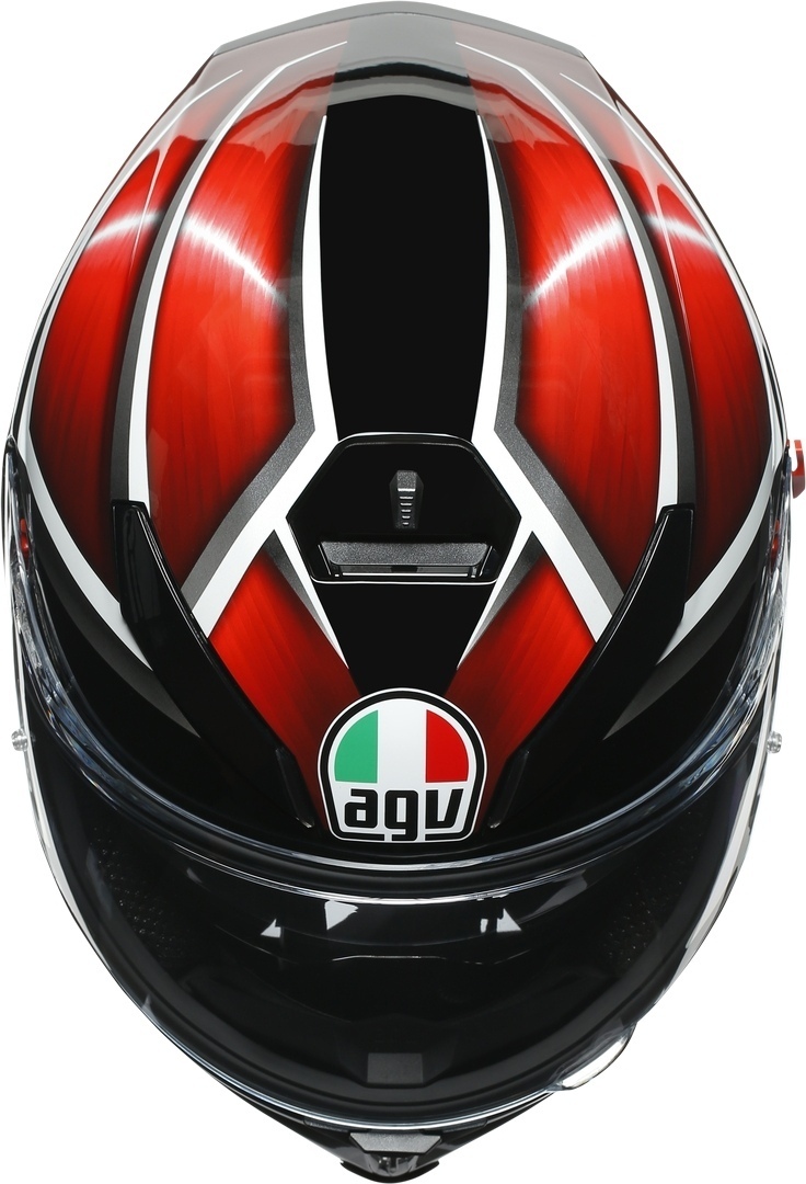 AGV K-5 S Tempest Helmet black/red ML (58) Figure 2