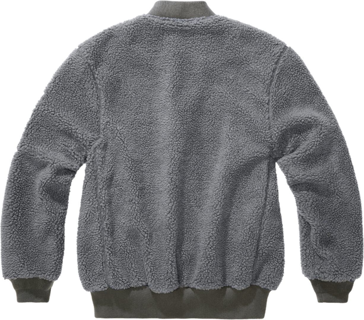 Brandit MA1 Sherpa Teddyfleece Jacke anthrazit 5XL Abbildung 5