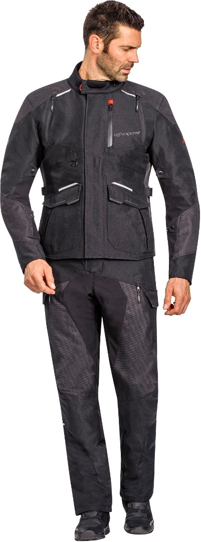 Ixon Balder Motorrad Textiljacke schwarz M Abbildung 3