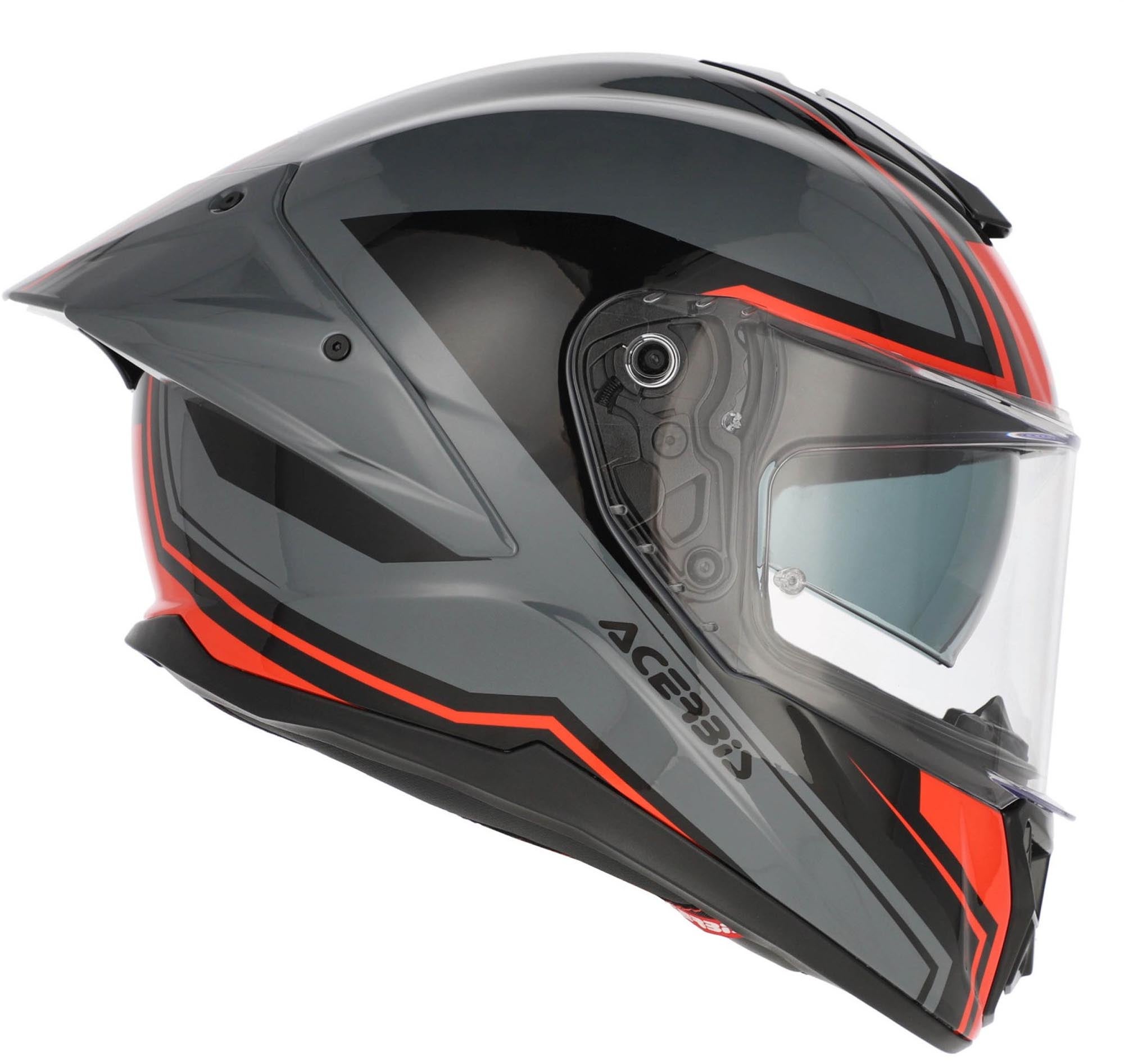 Acerbis Tarmak-X Logo Elmetto nero/grigio/rosso XXL (63/64) Figura 2
