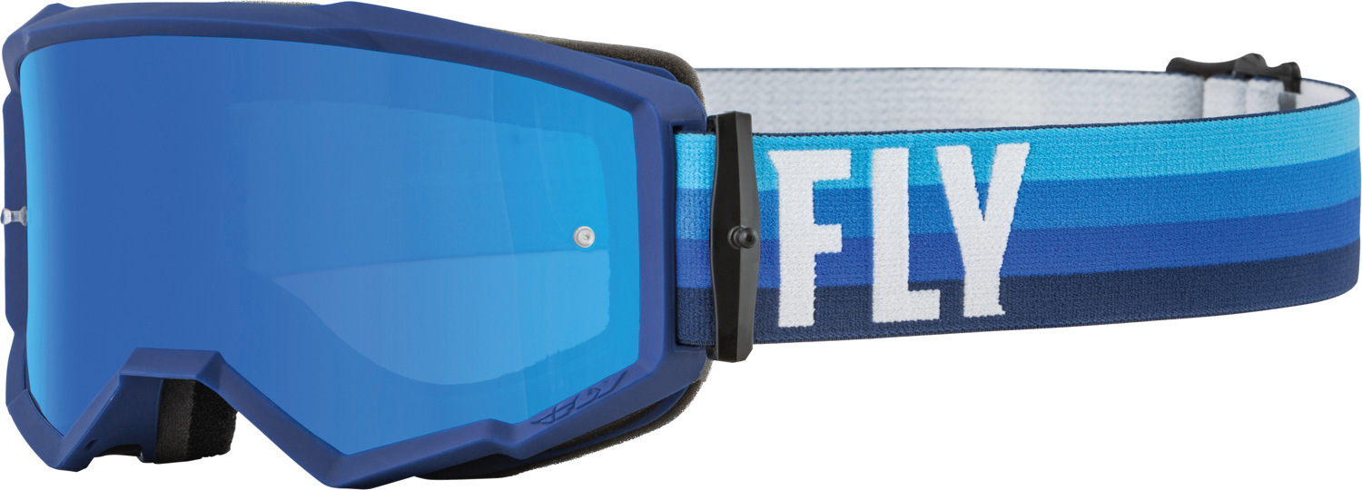 Fly Racing Zone Ochelari de motocross Negru/Albastru Figura 1