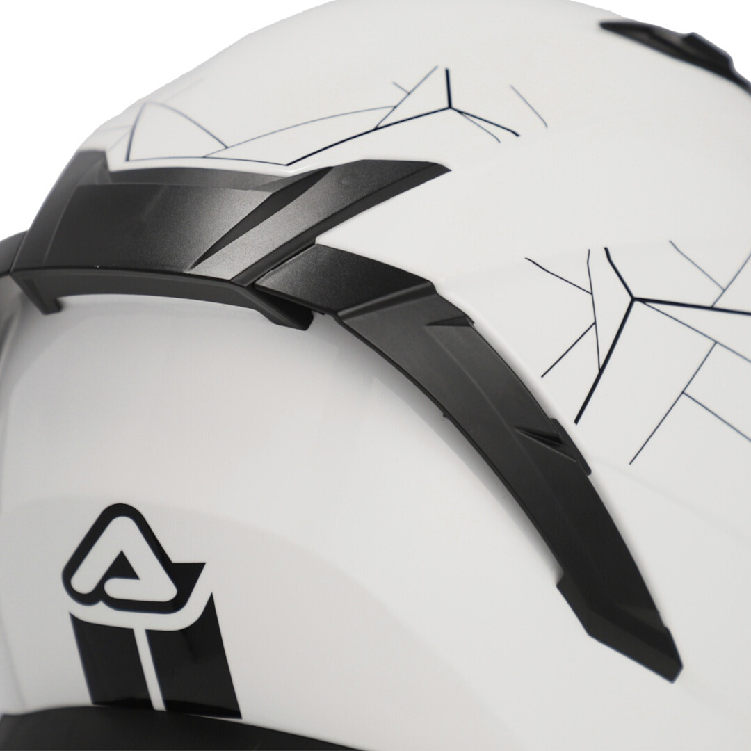 Acerbis X-Way Solid Hjelm White Matt M (57/58) Figur 13
