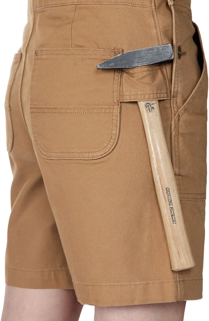 Carhartt Rugged Flex Relaxed Fit Canvas Ladies short Dungarees brown XL Figure 3
