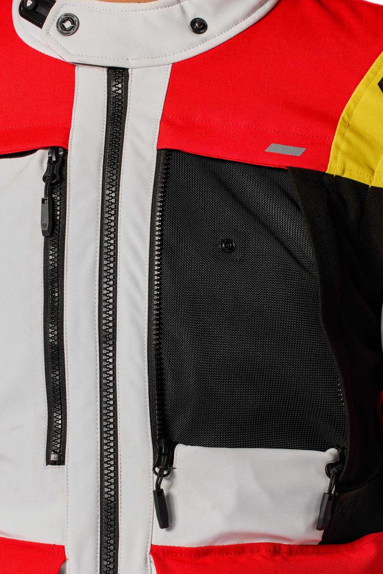 Revit Offtrack 3 H2O wasserdichte Motorrad Textiljacke rot/weiß S Abbildung 20