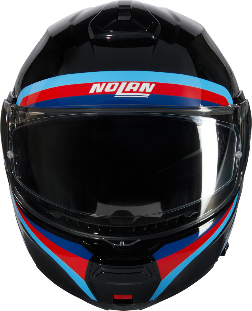 Nolan N100-6 Assoluto N-Com Cască Negru/Roșu/Albastru XL (62) Figura 3