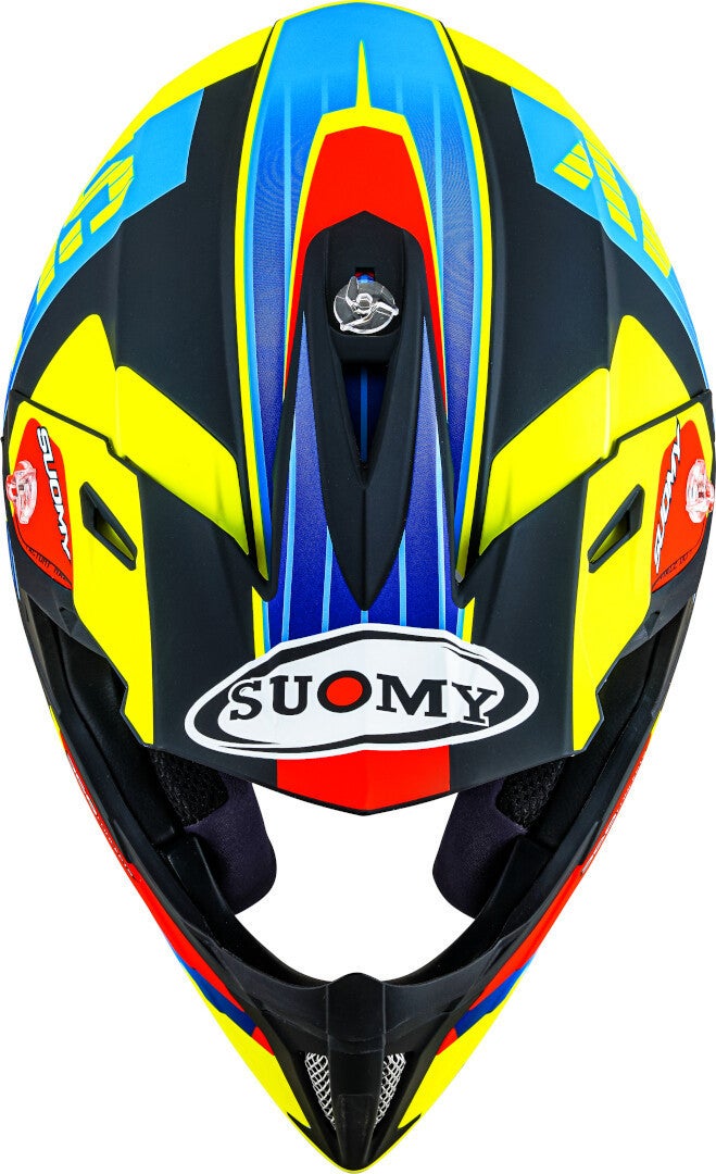 Suomy X-Wing Amped E06 Casco da motocross nero/blu/giallo XXL (63) Figura 8