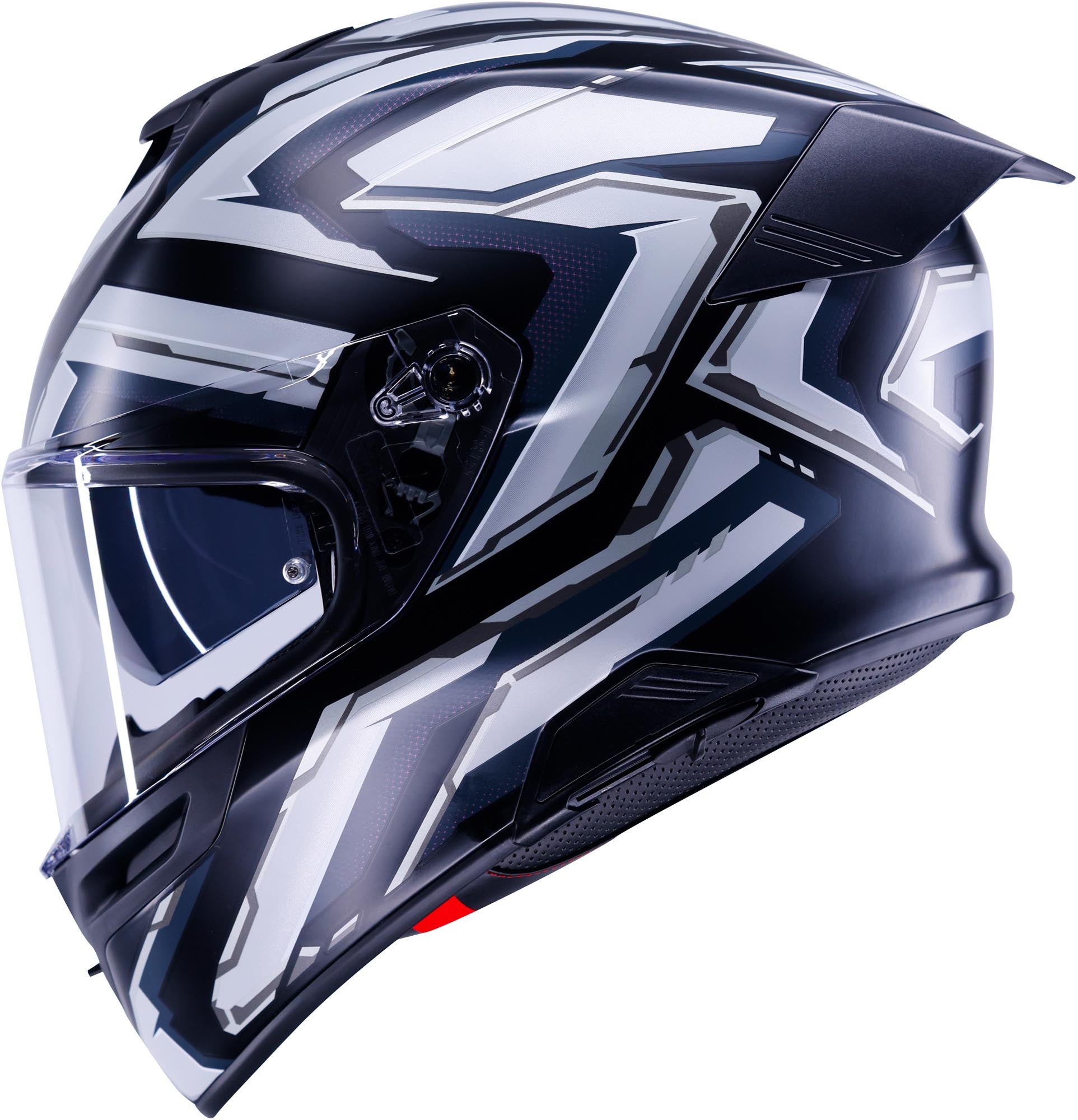 AGV K5 Astralix Helm schwarz matt/weiß S (55/56) Abbildung 4