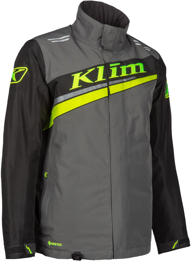 Klim Kaos Jachetă de snowmobil gri/negru/galben XL Figura 4