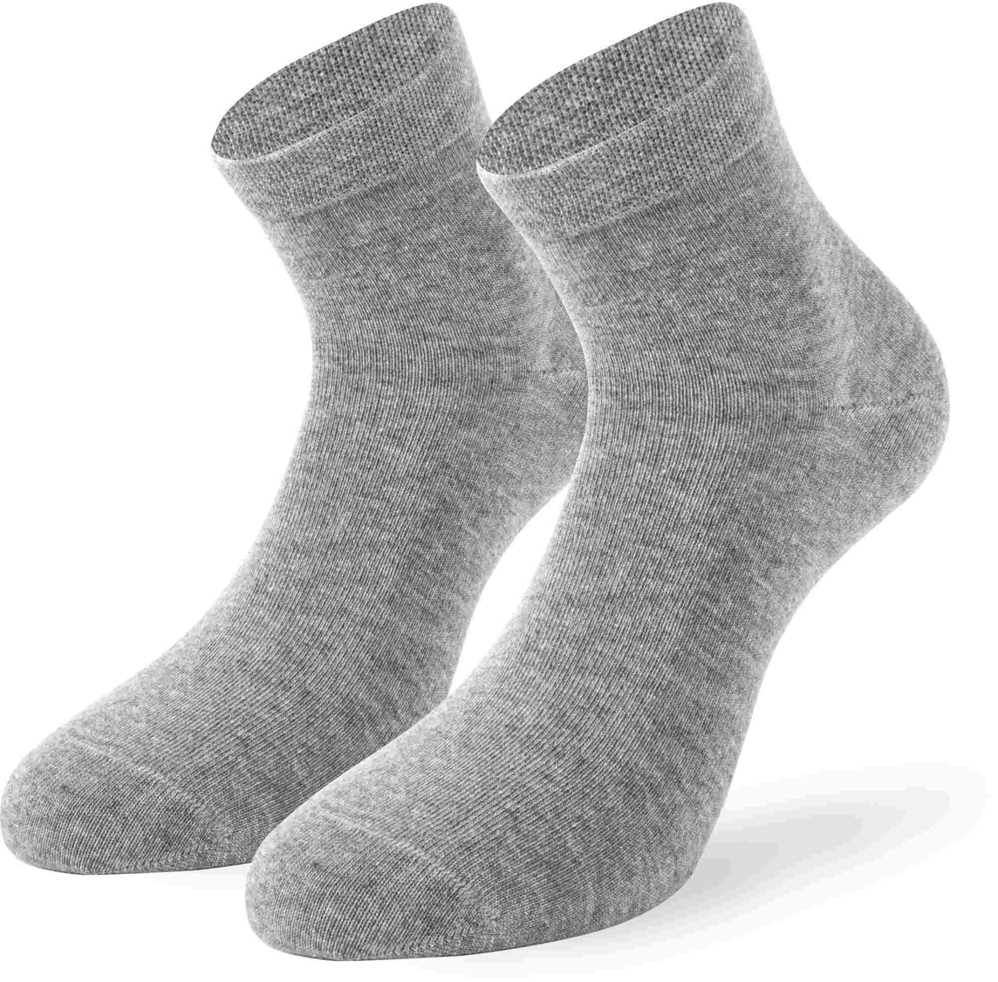 Lenz Soft Touch Quarters Socken - 2er Pack grau 43-46 Abbildung 1