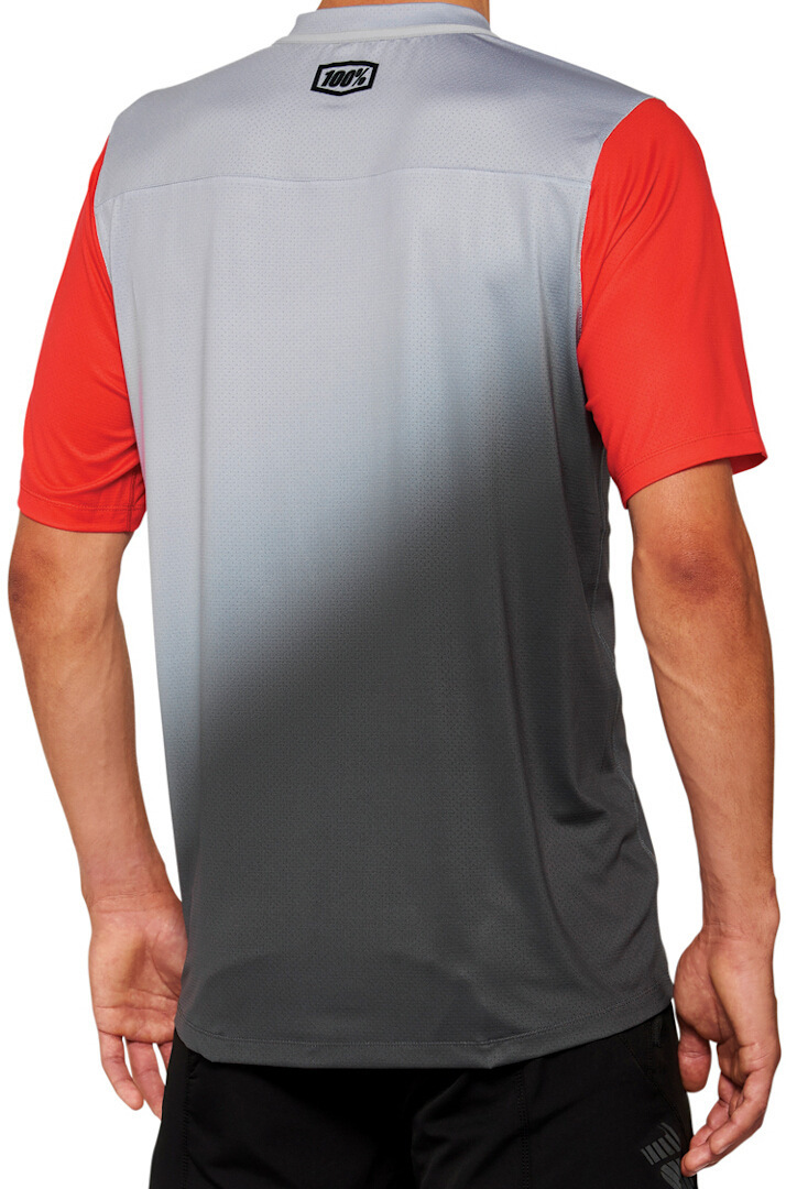 100% Celium Tricou de bicicletă cu mânecă scurtă Gri/Roșu M Figura 2