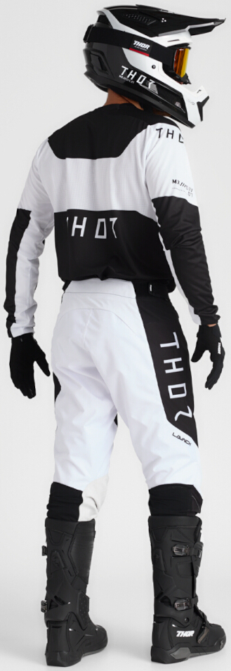 Thor Launchmode Storm Motocross Jersey black/white XL Figure 8