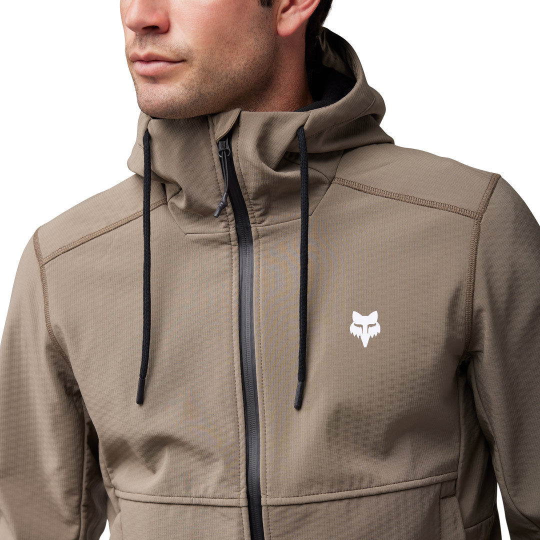 FOX Pit waterdichte jas bruin M Figuur 2