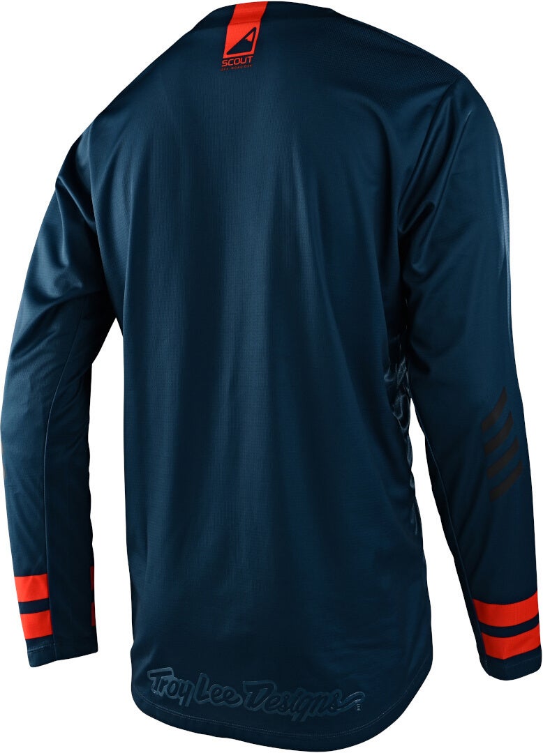 Troy Lee Designs Scout GP Ride On Maillot de motocross bleu/orange L Figure 2