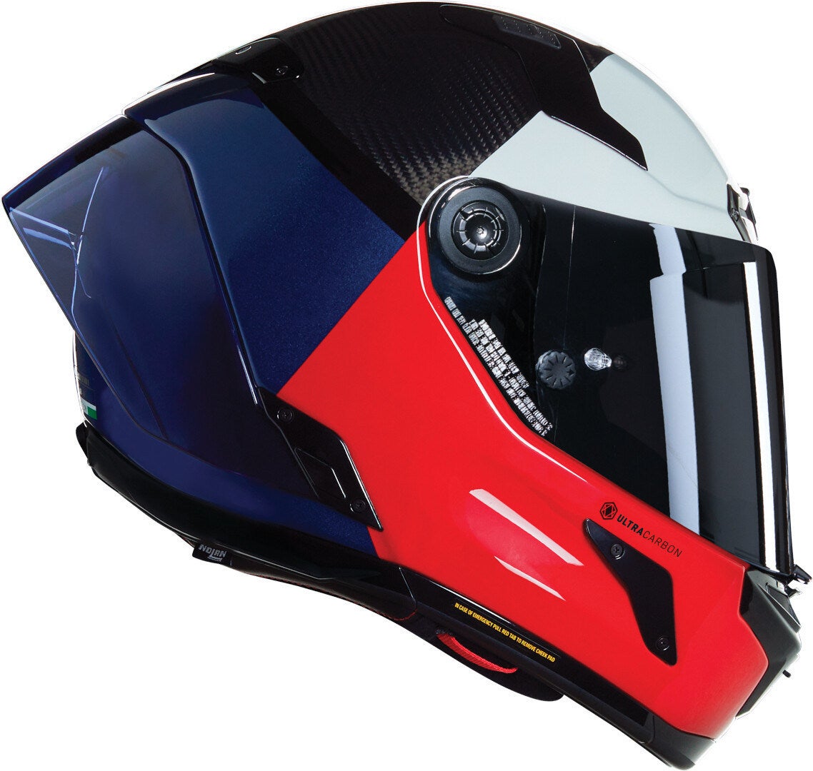 Nolan X-804 RS Ultra Carbon Blocco Casco rosso/blu L (60) Figura 3