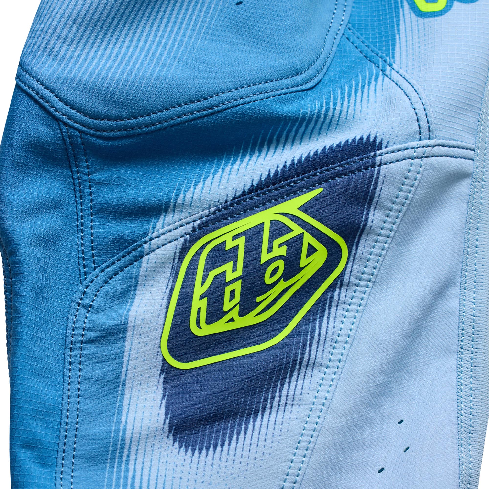 Troy Lee Designs SE Pro Illusion Mládežnické motokrosové kalhoty modrá/fluo-žlutá 20 Obrázek 3